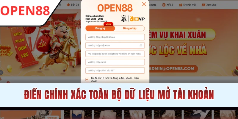 Đăng Ký OPEN88 - Thao Tác 3 Bước Đơn Giản Cho Người Mới