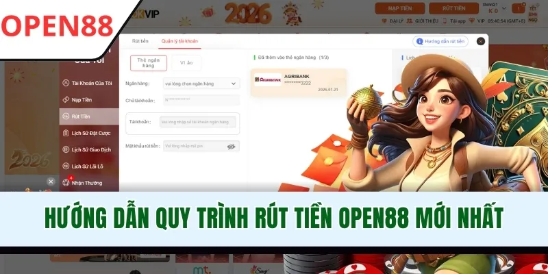 Rút Tiền OPEN88 - Quy Trình Đổi Thưởng Nhanh Chỉ 3 Phút